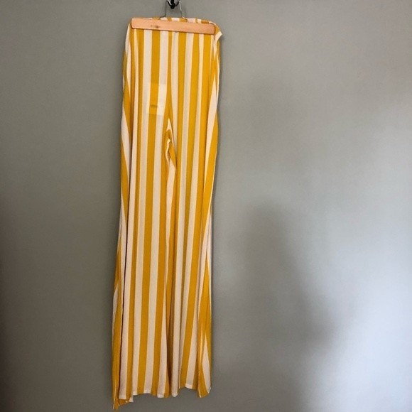 Beach Riot Charlotte Dress & Celeste Pant Yellow Stripe size Small Medium - Picture 13 of 16